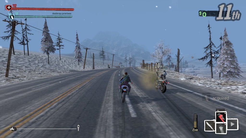 Um jogo sobre motos, isso era Road Rash