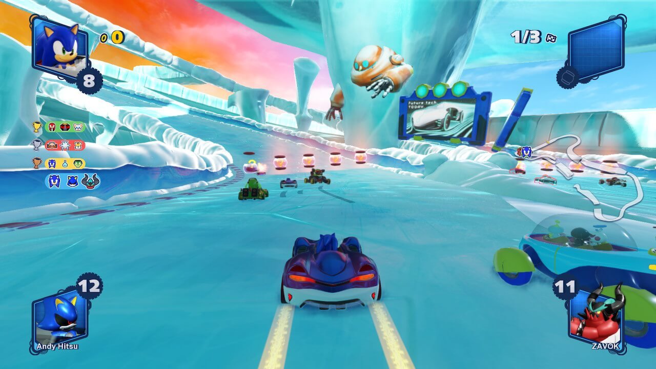 Análise  Team Sonic Racing se diferencia dos concorrentes com jogo em  equipe - Canaltech