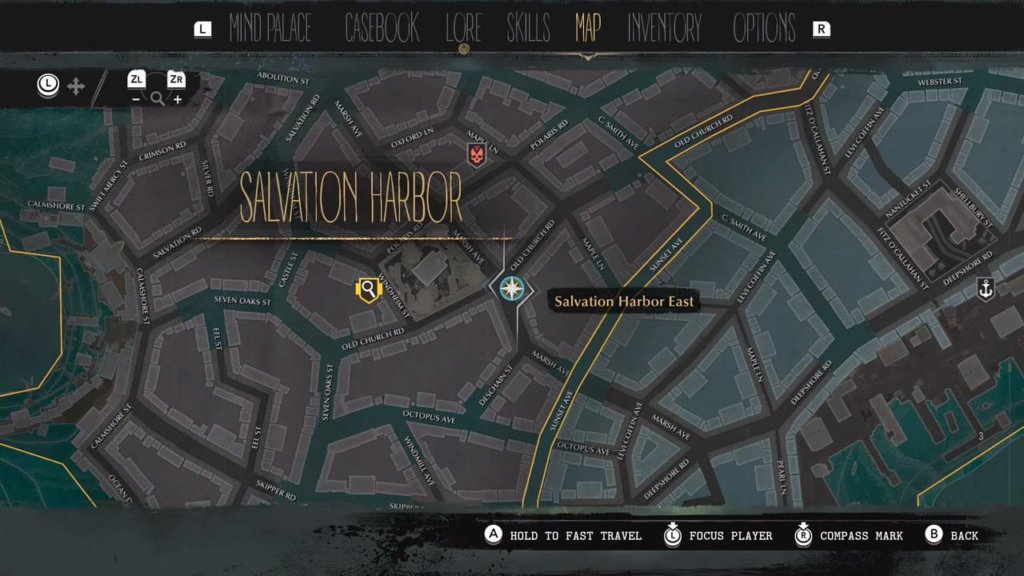 Argh, esse mapa de The Sinking City