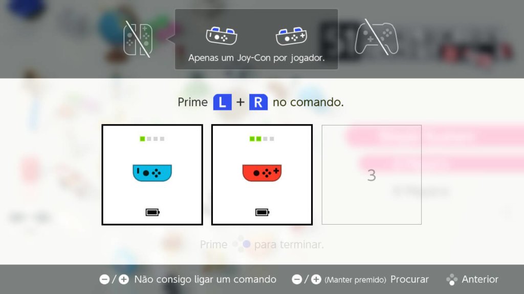 Somente joycons?