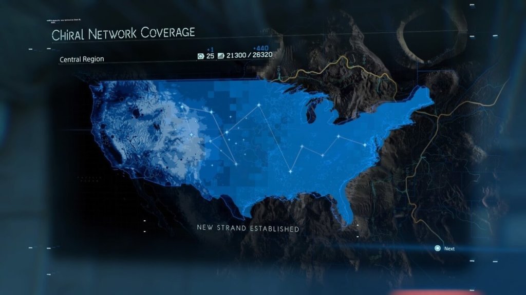 O mapa do jogo se assemelha muito ao dos EUA