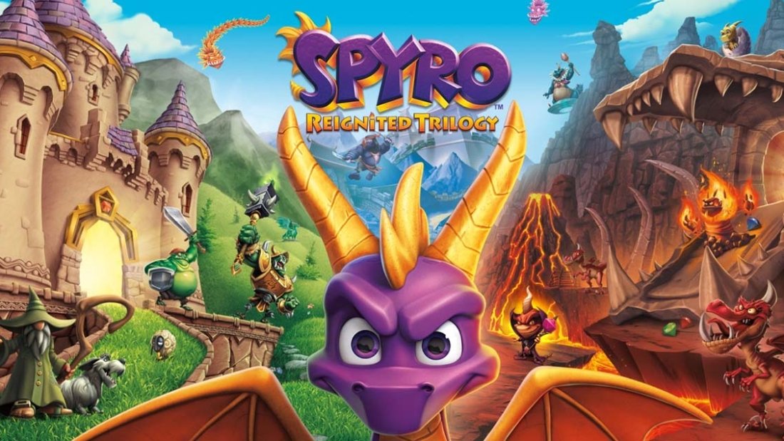 Capa do jogo Spyro Reignited Trilogy