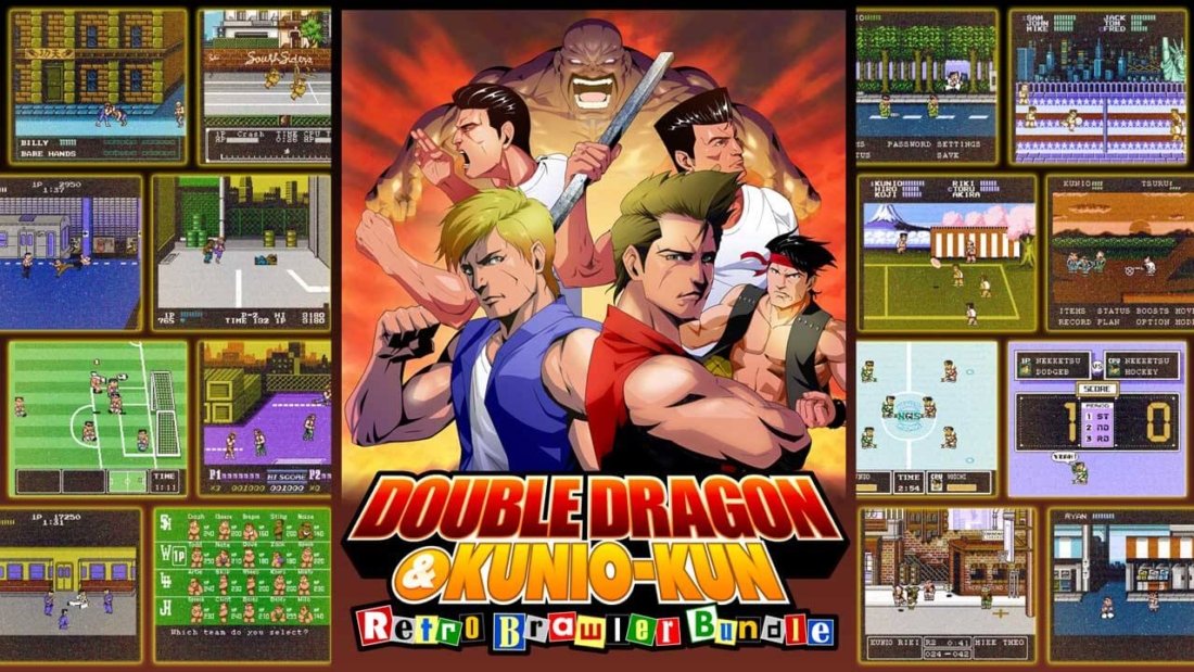 Double Dragon & Kunio-kun: Retro Brawler Bundle Capa