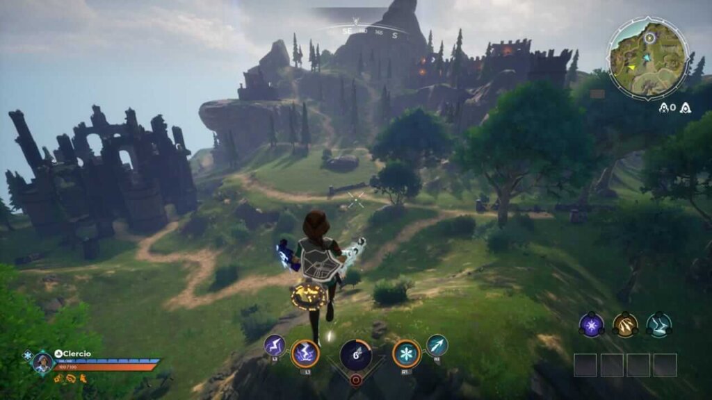 Os magos de Spellbreak podem explorar o mapa voando.