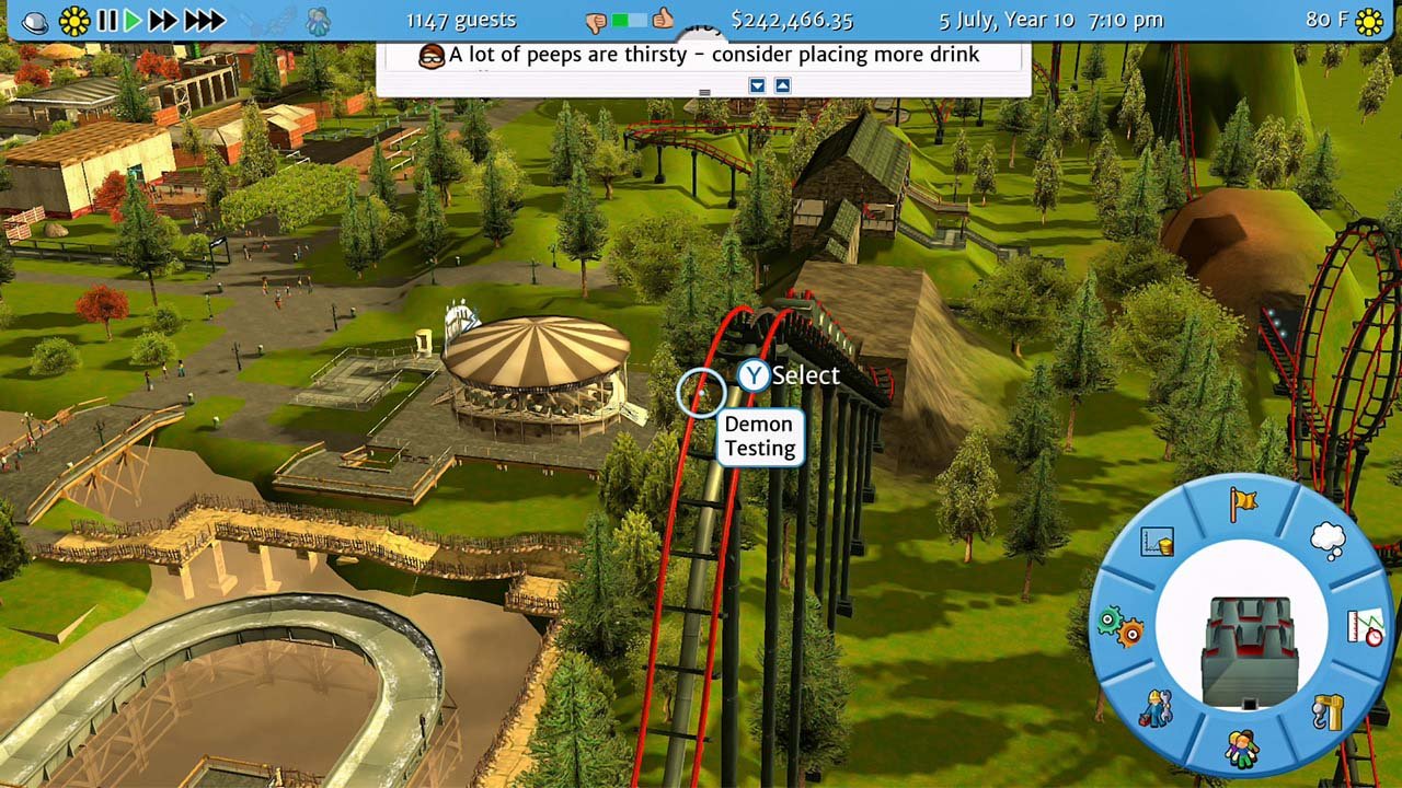 RollerCoaster Tycoon Classic (iOS/Android) chega aos usuários