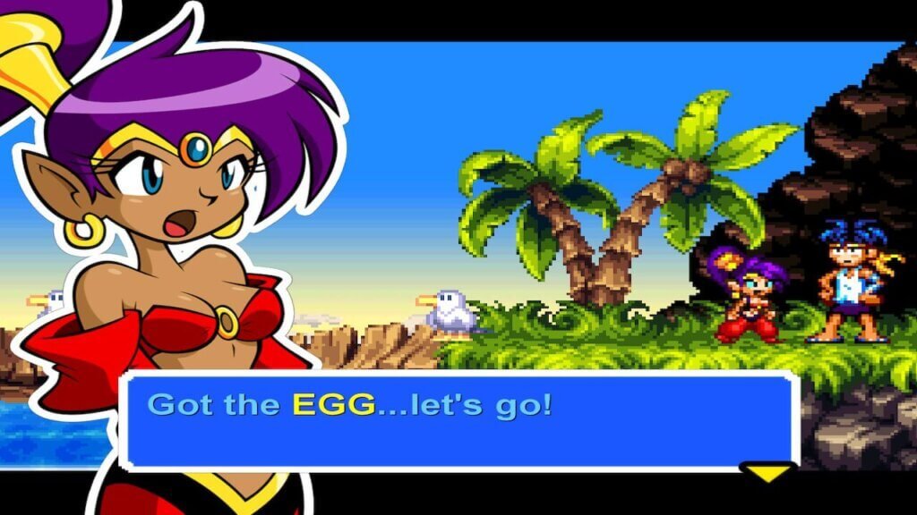 Conversa entre Shantae e Bolo