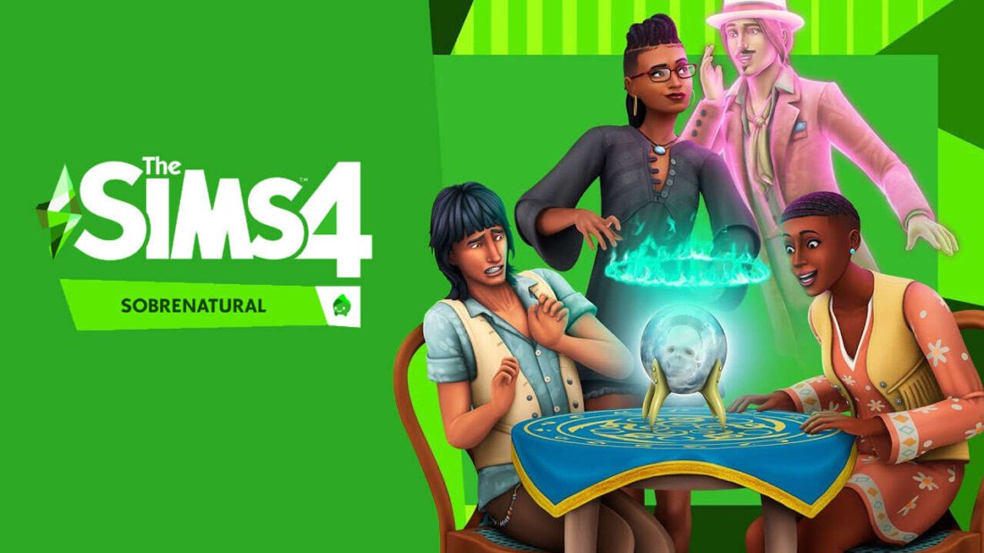 The Sims 4 Sobrenatural DLC Capa