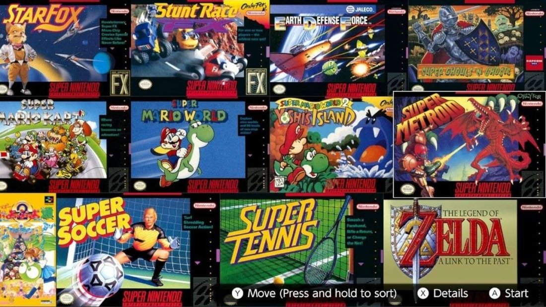 Jogos de NES e SNES