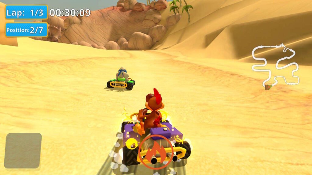 Pegada Mario Kart de ser