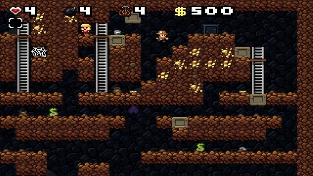 A versão original de Spelunky.