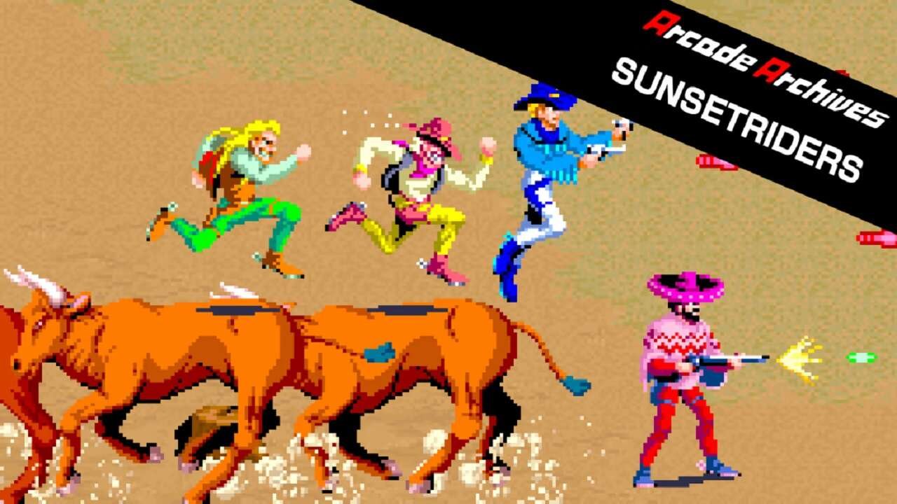 Review Arcade Archives Sunset Riders Switch Os Quatro Pistoleiros Do Velho Oeste Jogando