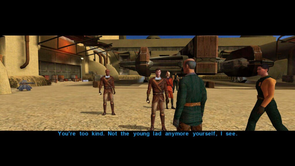 KOTOR é um jogo longo e que irá agradar os fãs de RPGs