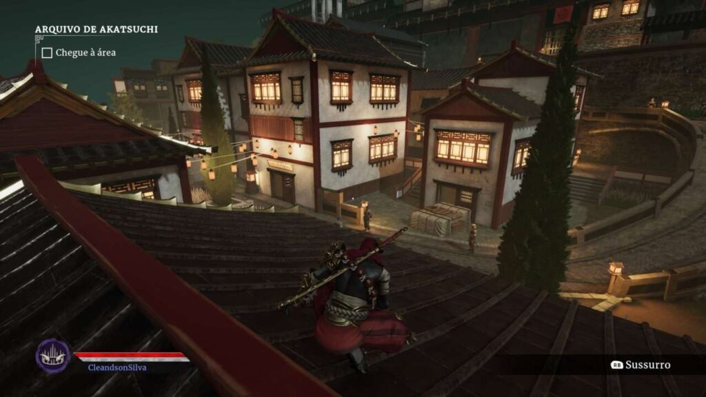 Um pouco do belo estilo artístico de Aragami 2.