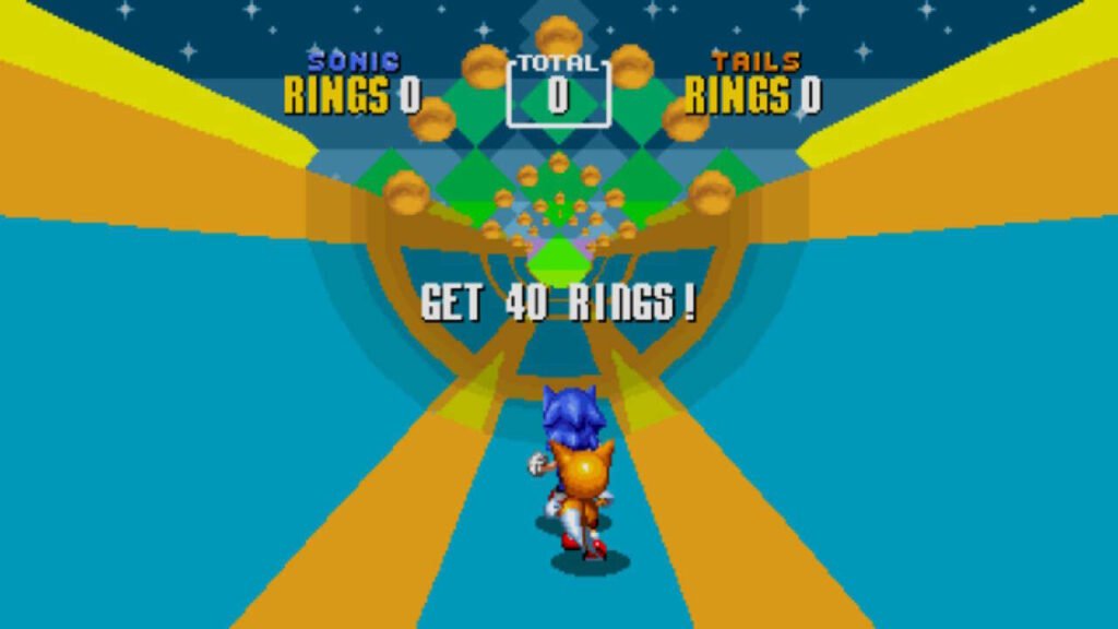 Um divertido mingame de Sonic 2.