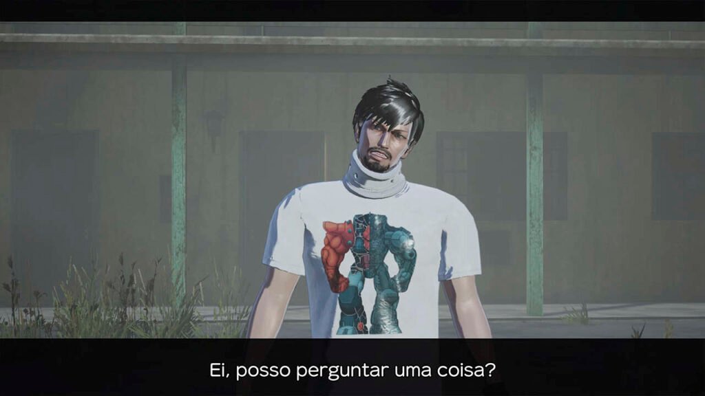 Travis Touchdown precisa enfrentar uma ameaça de outro mundo