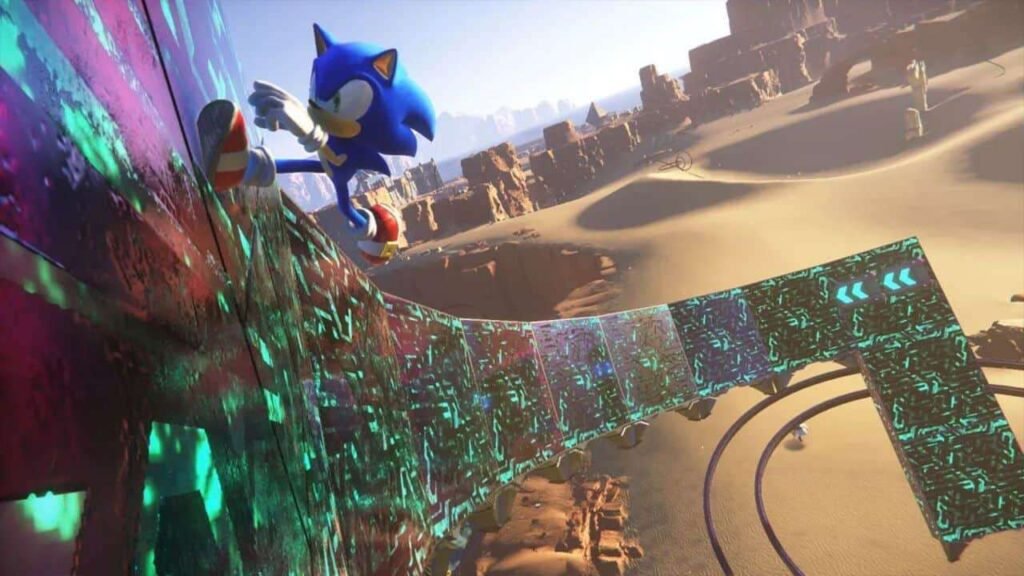 sonic em uma câmera diferente