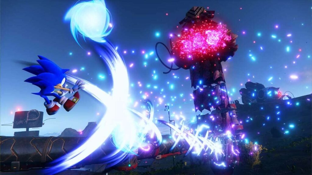 Combate de Sonic Frontiers