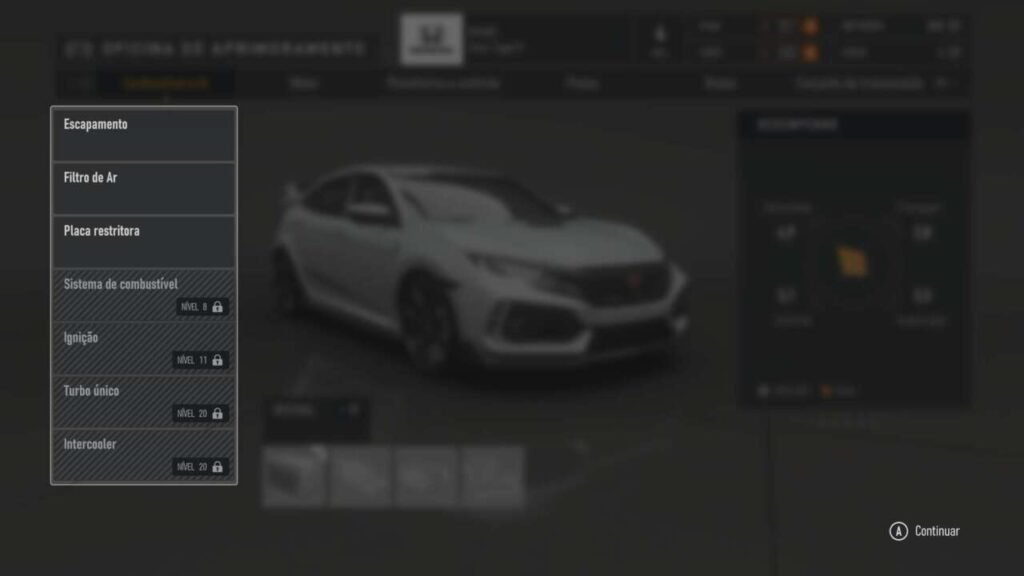 CaRPG: suba o nível do seu carro para desbloquear novos aprimoramentos