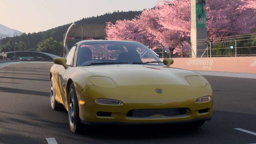 Mazda RX7 no circuito de Hakone