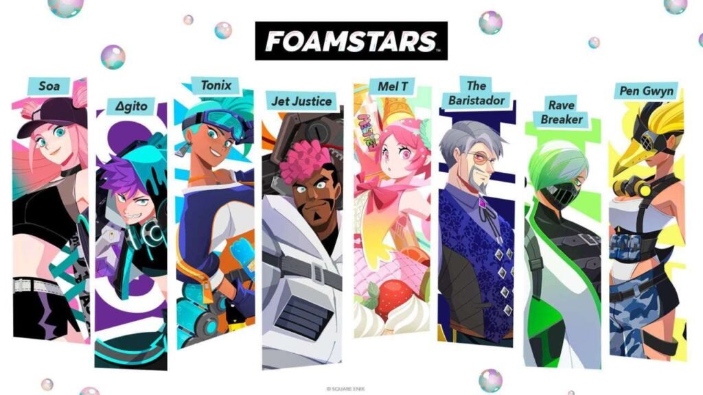 personagens de Foamstars