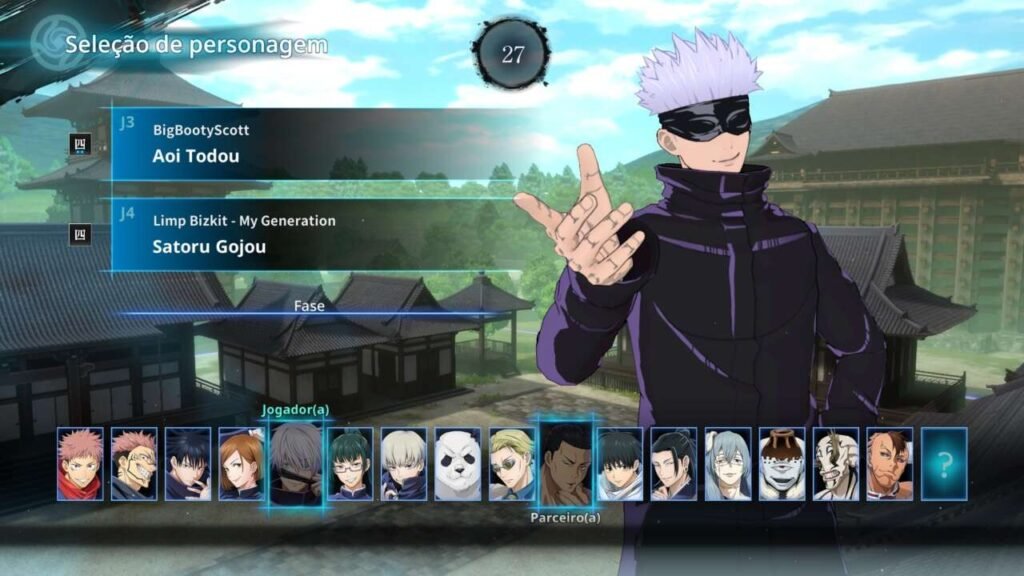 Roster de Jujutsu Kaisen Cursed Clash