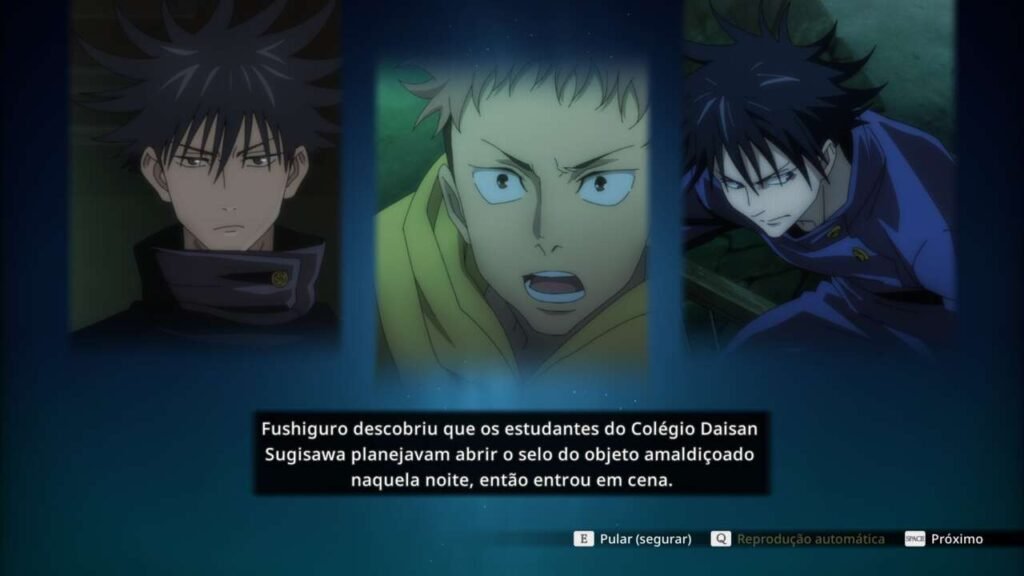 Modo história deJujutsu Kaisen Cursed Clash