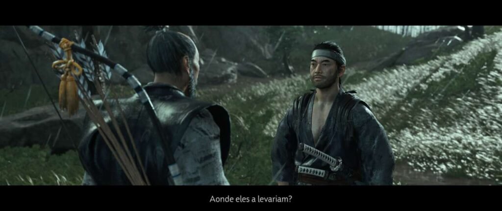 Cena da campanha de Ghost of Tsushima