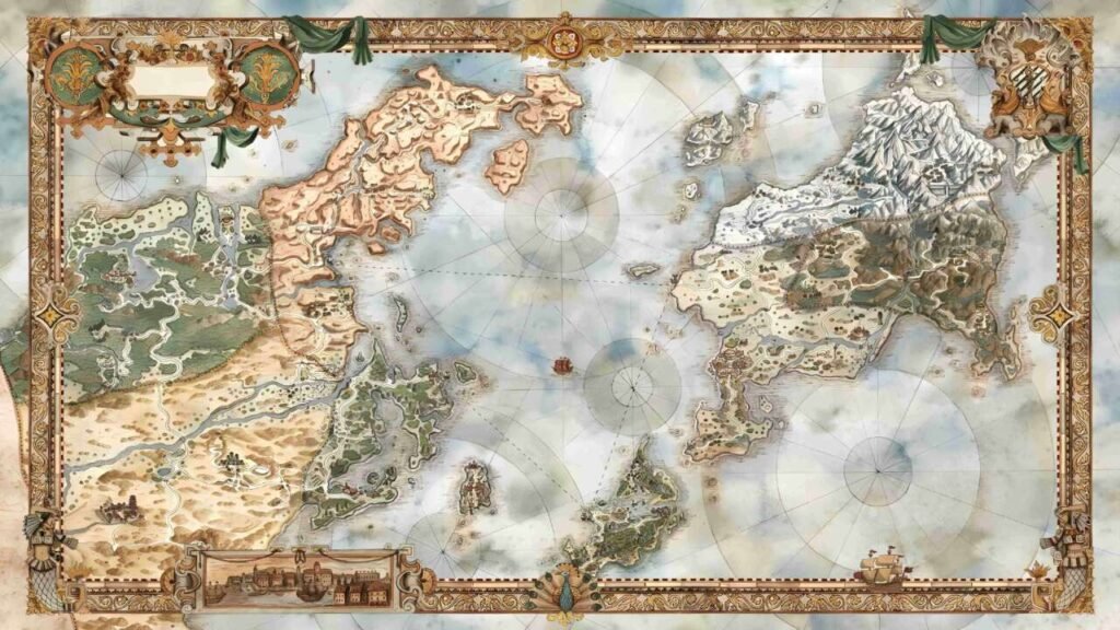 Mapa mundial do jogo