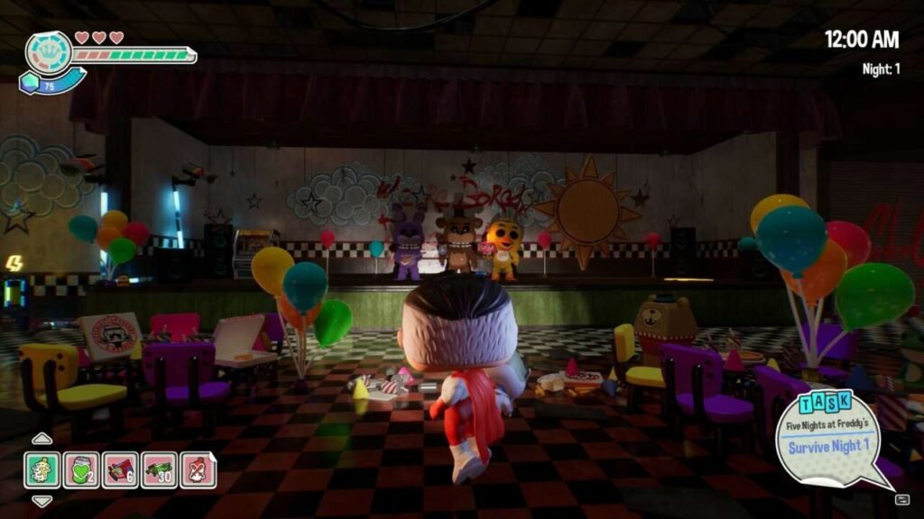 Cena de fase do Five Night at Freddie's