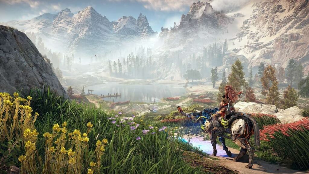 Cenário de Horizon Zero Dawn Remastered