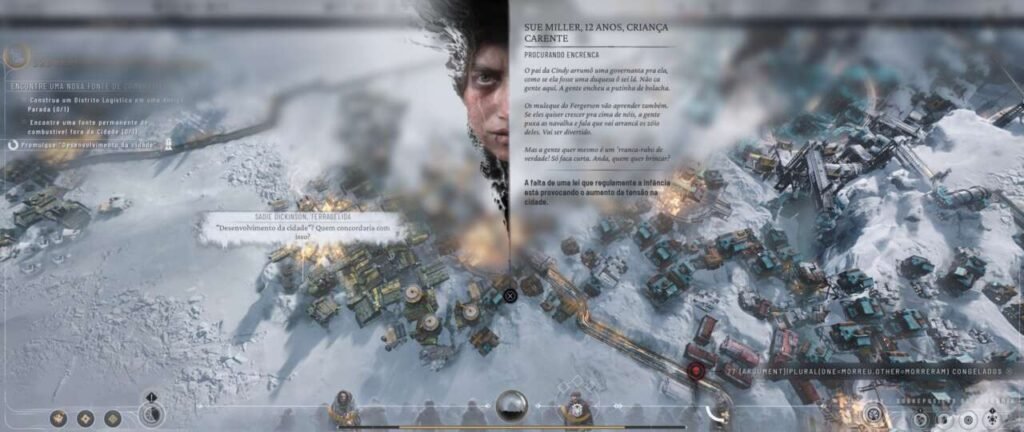 Captura de tela de Frostpunk 2