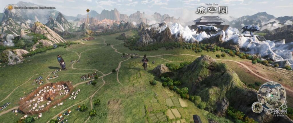 Exploração no mundo de Dynasty Warriors: Origins