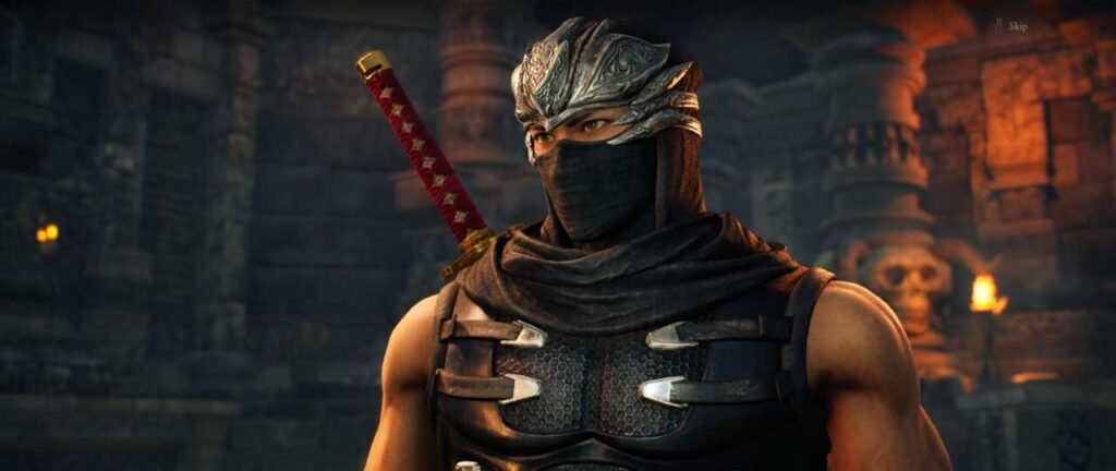 Ryu Hayabusa, o personagem principal de Ninja Gaiden 2 Black