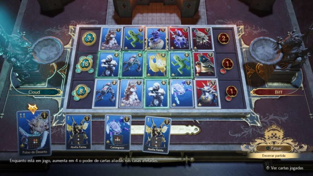 Queen's Blood, o card game de Final Fantasy VII Rebirth