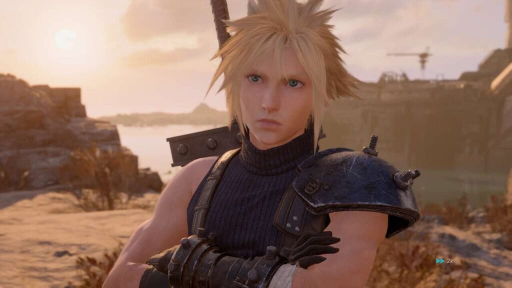 Cloud em Final Fantasy VII Rebirth