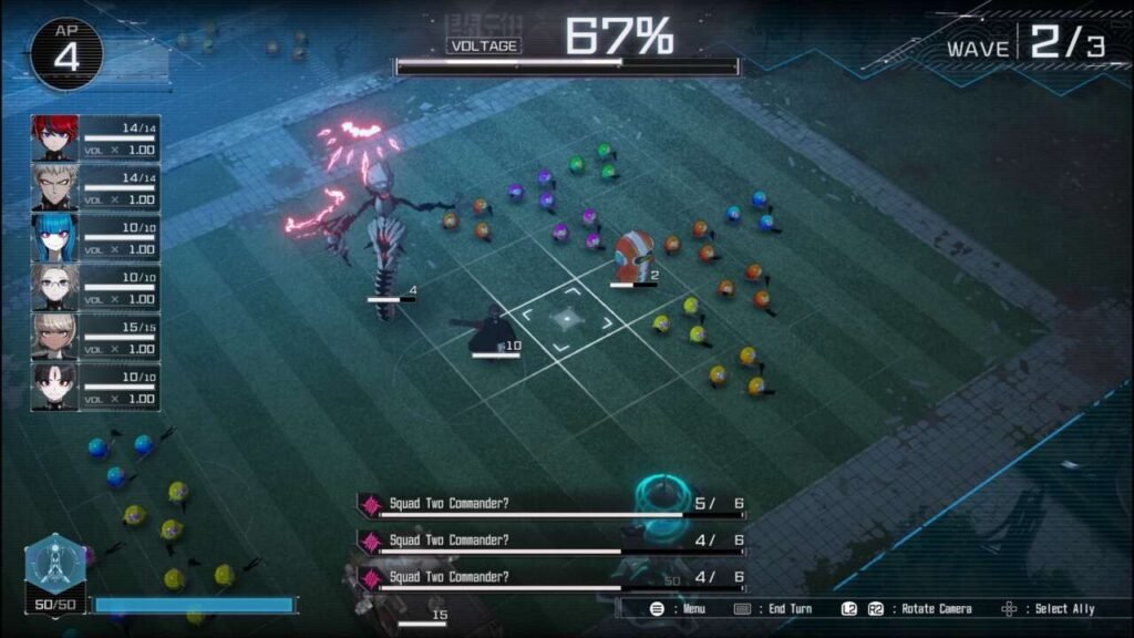 Combate de The Hundred Line: Last Defense Academy