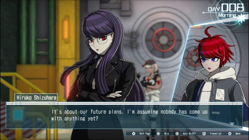 Diálogo em The Hundred Line: Last Defense Academy
