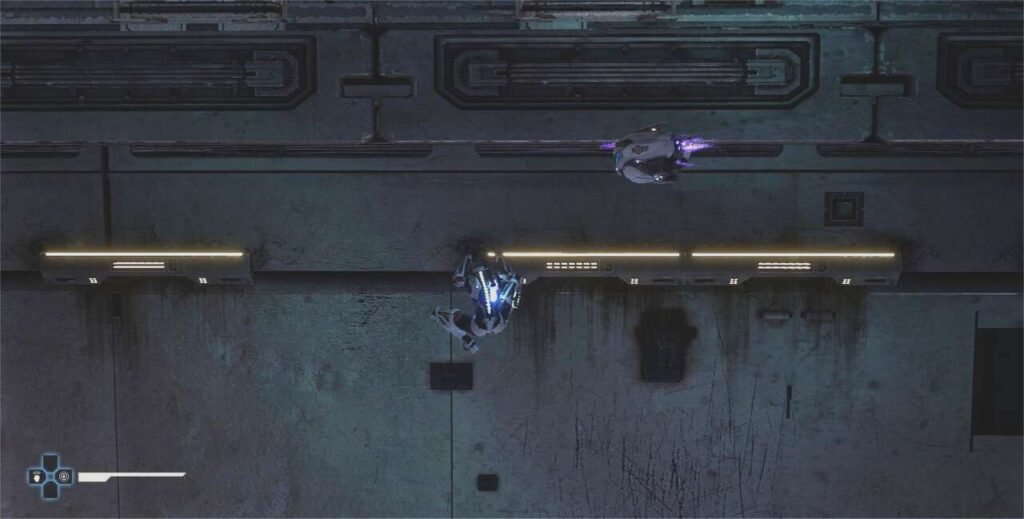 Trecho de plataforma em Steel Seed