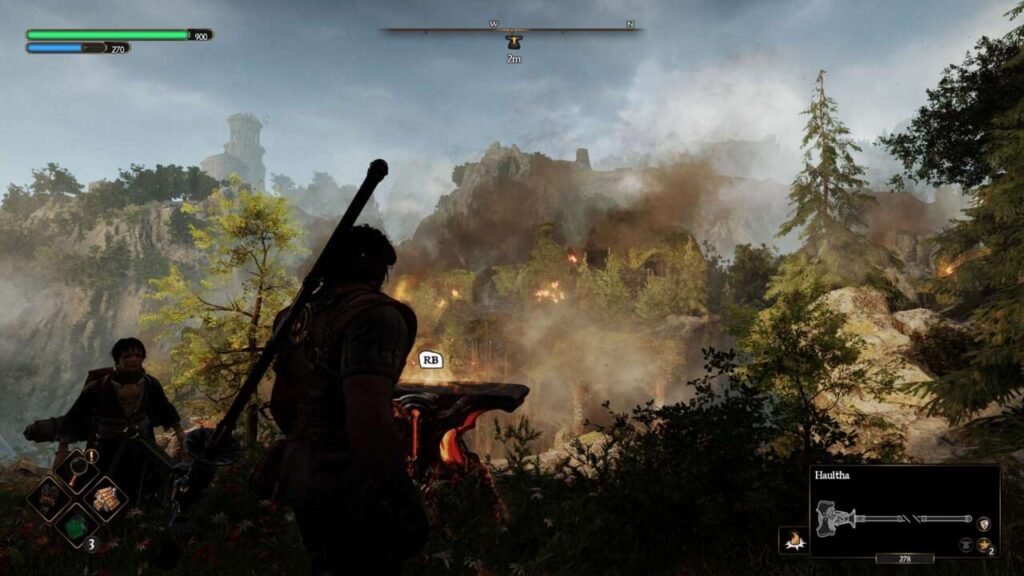 Momento de retorno do personagem ao mundo dos vivos