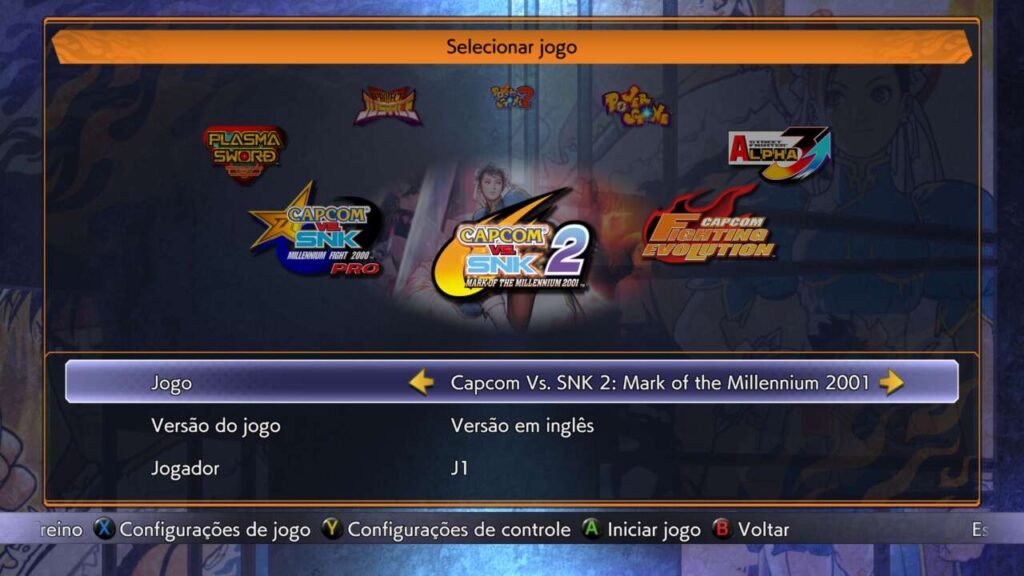 Muitos títulos disponíveis para jogar