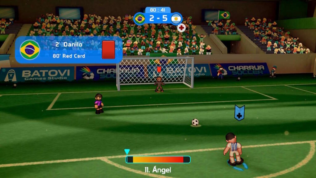 Bater pênaltis usa o mesmo mecanismo de qualquer outro jogo de futebol