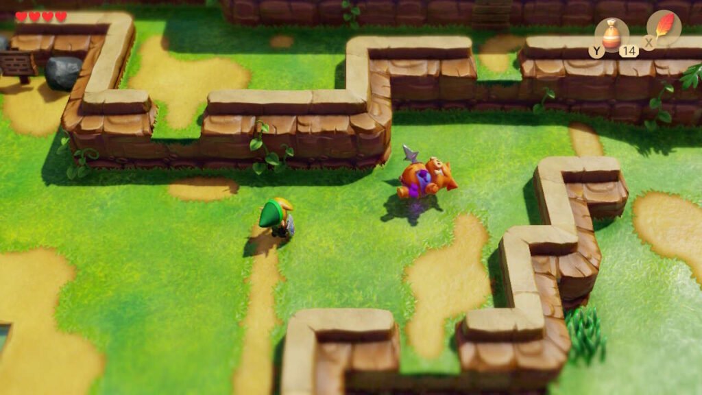 Jogabilidade segue os moldes dos Zelda clássicos