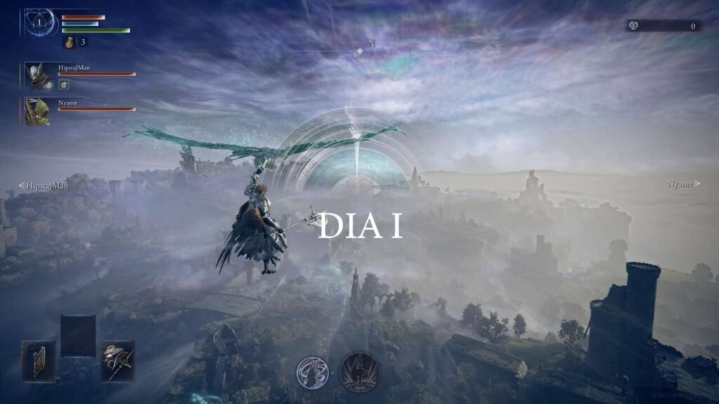 Ao começar o dia, você irá cair em um determinado ponto do mapa.