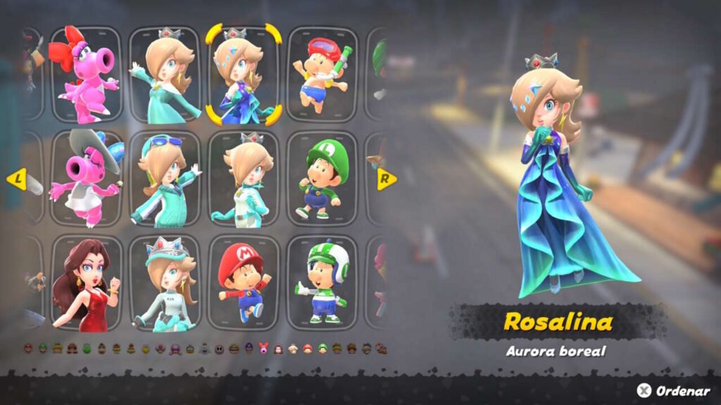 O jogo começa com 32 personagens e os demais devem ser destravados