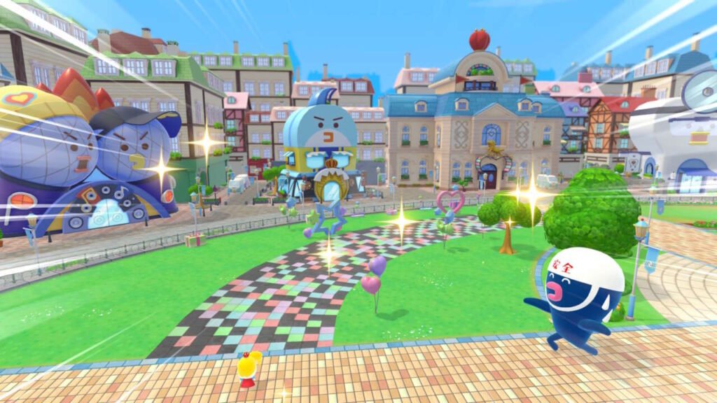 O tamagotchi gigante é responsável pelas obras