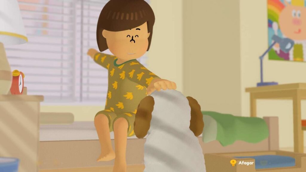 Cão mostra durante o jogo para onde ir