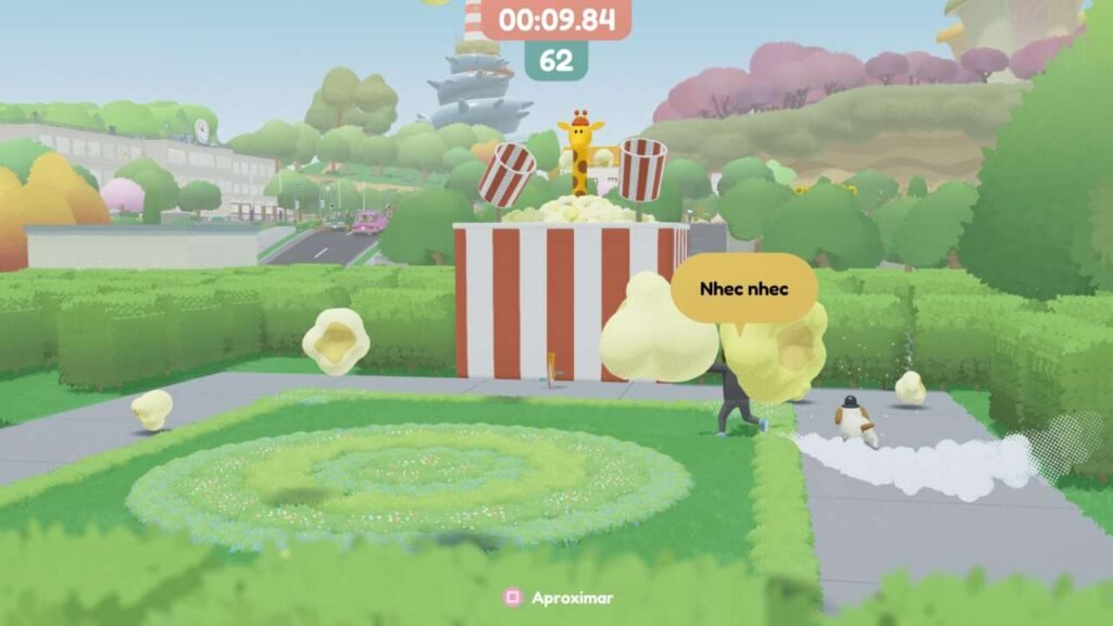 É possível bater recordes nos minigames para ganhar troféus