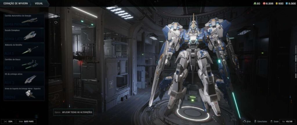 Customização em Mecha BREAK
