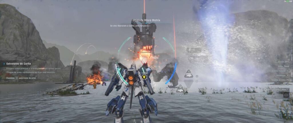 Gameplay de Mecha BREAK