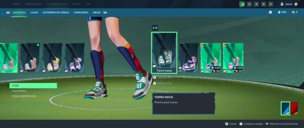 Personalização em Rematch